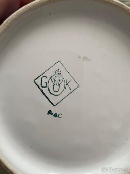 Gmundner dzban modre bodky s maslou  bodkovany - 4