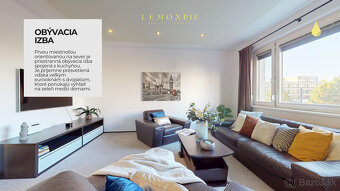 NA PREDAJ PRIESTRANNÝ 3-IZBOVÝ BYT S LODŽIOU V RUŽINOVE - 4