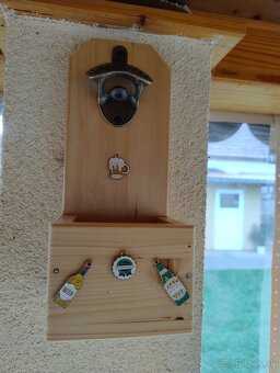 Nástenný otvárak pivá - 4