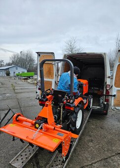 Malotraktor, traktor RHINO 25 HP, AKCIA ORBA, pluh,rotavátor - 4