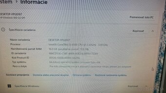 Počítač HP EliteDesk 800 G2 SFF + monitor HP L1950 - 4