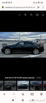 predám,vymením Audi A8 - 4
