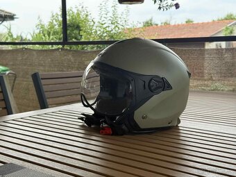Moto prilba ASTONE MINIJET S SPORT army matná - XXL - 4