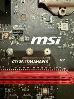 Predám MSI Z170A Tomahawk a Intel Core i5 6500 3,20GHz - 4