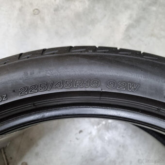 Letné pneumatiky 225/45 R19 BRIDGESTONE DOT1418 - 4