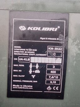 Nafukovací čln Kolibri KM-300D - 4