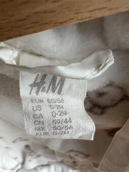 Zimný overal H&M veľ. 50/56 (0-2M) - 4