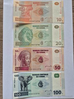 Predám bankovky Kongo - 4