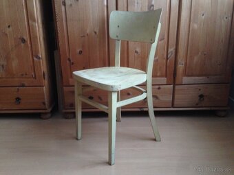 Retro drevená stolička - 4
