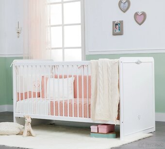 Detská nastaviteľná postieľka CILEK ROMANTIC BABY(70x140cm) - 4