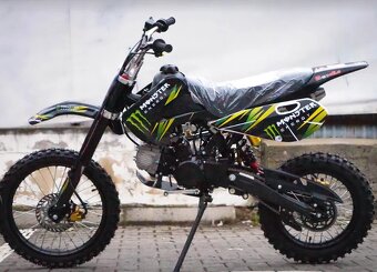 NOVÁ CROSS motorka BS 125ccm – 17/14 kolesá, BIG FRAME, manu - 4