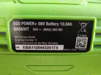 Baterie ego 56V - 4