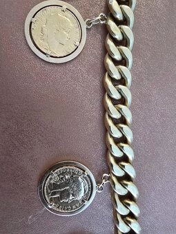 Zlatý náramok 18k a 5 minci 21k - 4