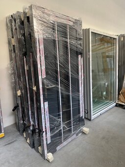 Hliníkové vchodové dvere, anthrazit,nové,top kvalita - 4