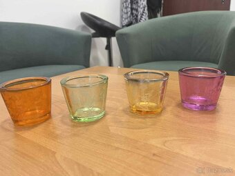 Sklenený svietnik - 4