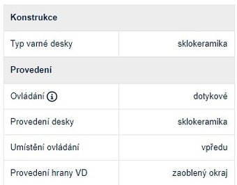 Sklokeramická doska Mora Mect 610 fsc2 - 4