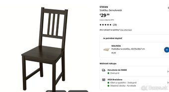 Na predaj: Jedálenský rozkladací stôl so 4 stoličkami - 4