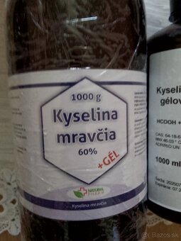 Predám kyselinu mravčiu gél 1kg alebo 0,5kg včely - 4