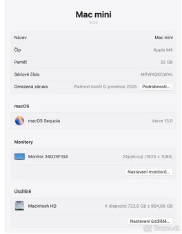 Apple Mac mini M4 (2024) | 32 GB RAM | 1 TB SSD | 10 - 4