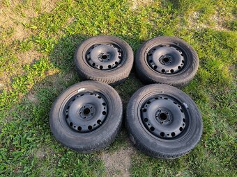Disky R15 ET38 5x100 + zimné pneu 185/60 R15 - 4