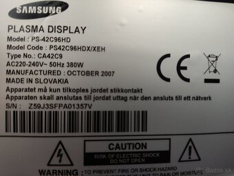 Tv Samsung 42" plazma - 4