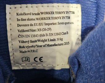 Kolieskove korcule XS 26-29 - 4