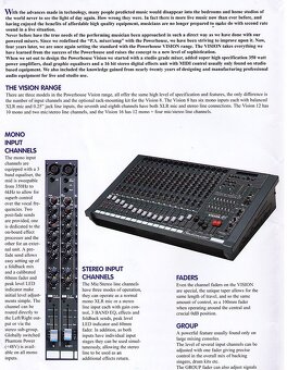 Predám Studiomaster Powerhouse Vision 908 - 4