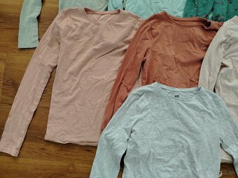 Tričká s dlhým rukávom H&M, veľ. 158/164, 7 ks - 4