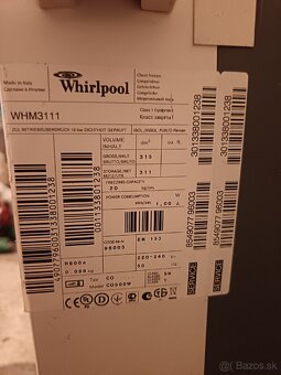 Truhlicový mraziaku Whirpool 311L A+ - 4