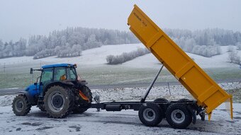 Traktorový návěs,Vlečka,Přívěs,Vlek za Traktor,Dumper 13t - 4