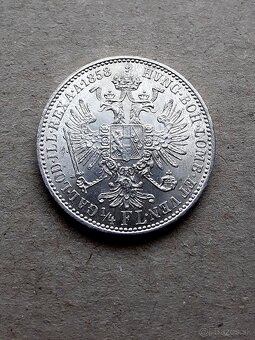 1/4 zlatník 1858 A, top stav - 4