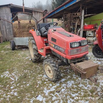 malotraktor Mitsubishi 4x4 15hp + rotavator - 4