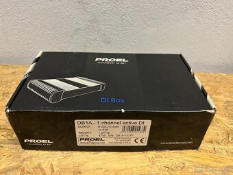 Proel DI-box DB1A - 2 ks. - 4