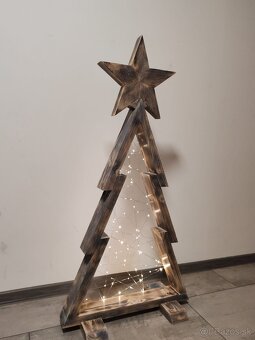 Drevený Vianočný stromček - 4