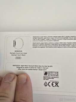 Apple watch 8 45mm starlight - 4