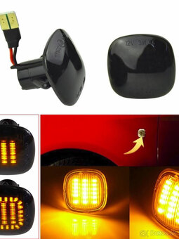 Dynamicke LED smerovky na blatník - 4