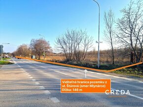 CREDA | prenájom 2 467 m2 pozemok pri hlavnej ceste, Nitra,  - 4
