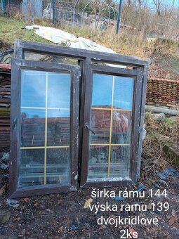Predam plastove a drevene okna použité - 4