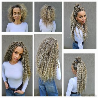 Zapletanie copikov,afro copiky,predlžovanie kanekalonom - 4