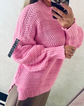 Damsky pulover babypink - 4