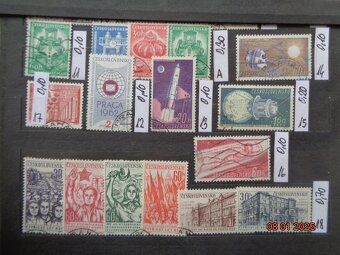 Poštové známky - ČESKOSLOVENSKO - 14 FOTO - 4