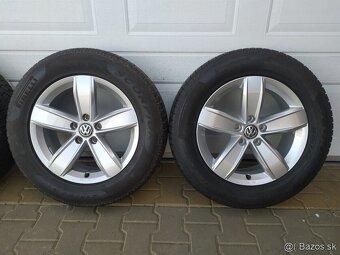 Orig. sada VW, Škoda, Seat 5x112 R17 + pneu 215/65 R17 - 4