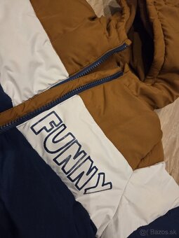 Chlapčenska zimna bunda, vel. 122 - 4