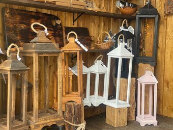 Zahradne lampáše z dreva - 4