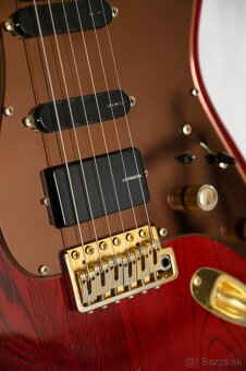 Elektrická gitara - Blade Levinson - See Thru Red - 19# - 4