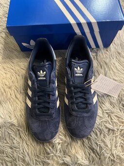 Adidas Gazelle Tenisky Modré - 4