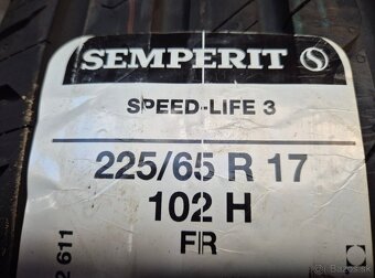 225/65 r17 letné 2 ks SEMPERIT - nejazdené - 4