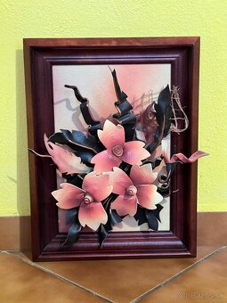 Nástenný obraz 3D kvety flowers - 4