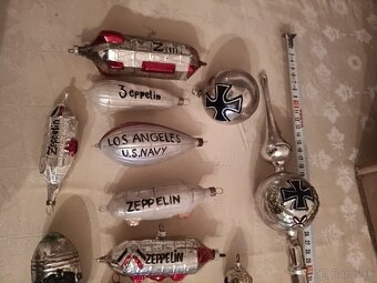 Starožitné vánoční ozdoby - Zeppelin, Rakousko Uhersko, 1.s - 4