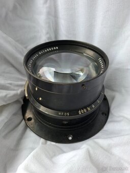 Predám veĺký objektív Carl Zeiss Tessar 1:4,5 f=50cm No.1866 - 4